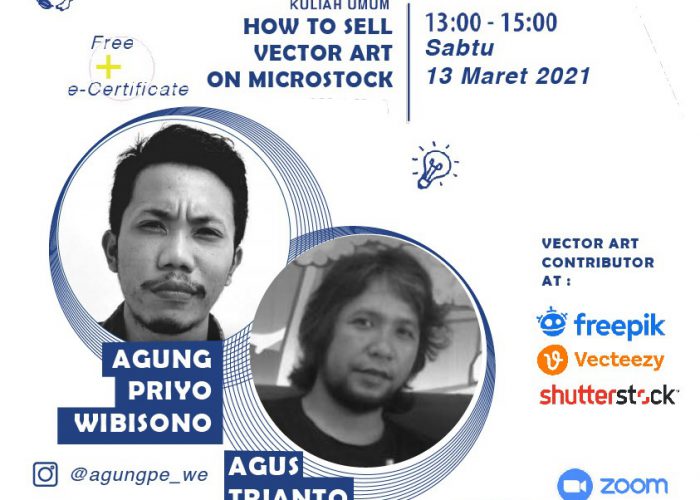 Kuliah Umum Webinar How to Sell Vector Art on Microstock