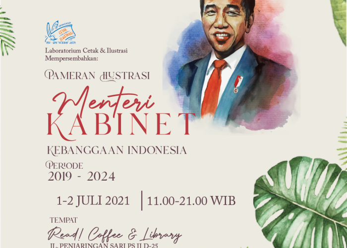 Pameran Ilustrasi Menteri Kebanggaan Indonesia