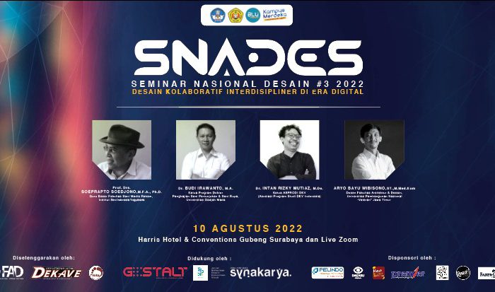Tak Hanya Seminar Nasional dan Pameran Karya Dosen, Ada yang Baru di SNADES 2022!